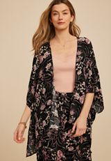 Paisley Floral Kimono, C1756, small