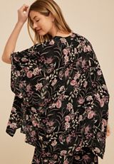 Paisley Floral Kimono, C1756, small