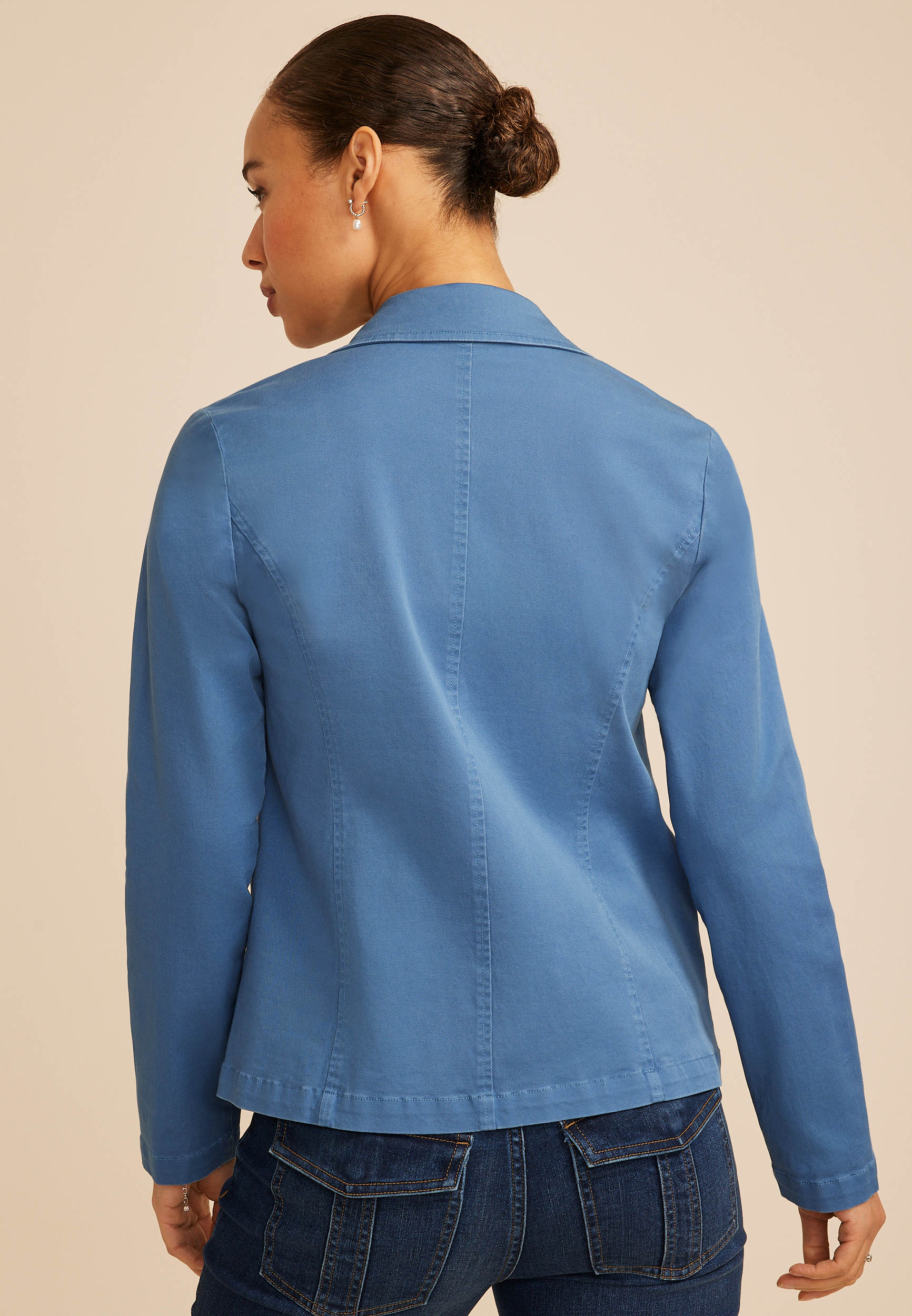 Twill Blazer, C5446, large
