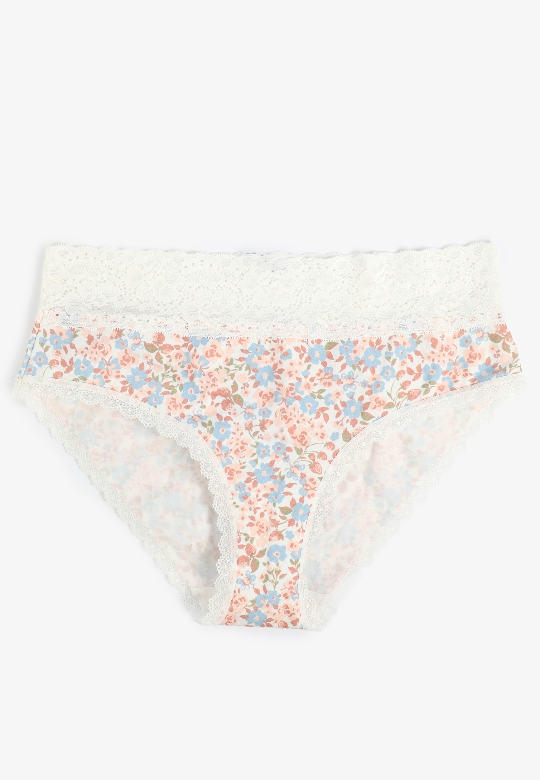 Simply Comfy Cotton Floral Print Hipster Panty