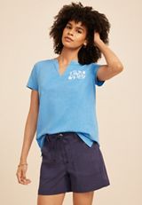 Lake It Easy Classic Fit Graphic Tee, CAMPUNULA, small