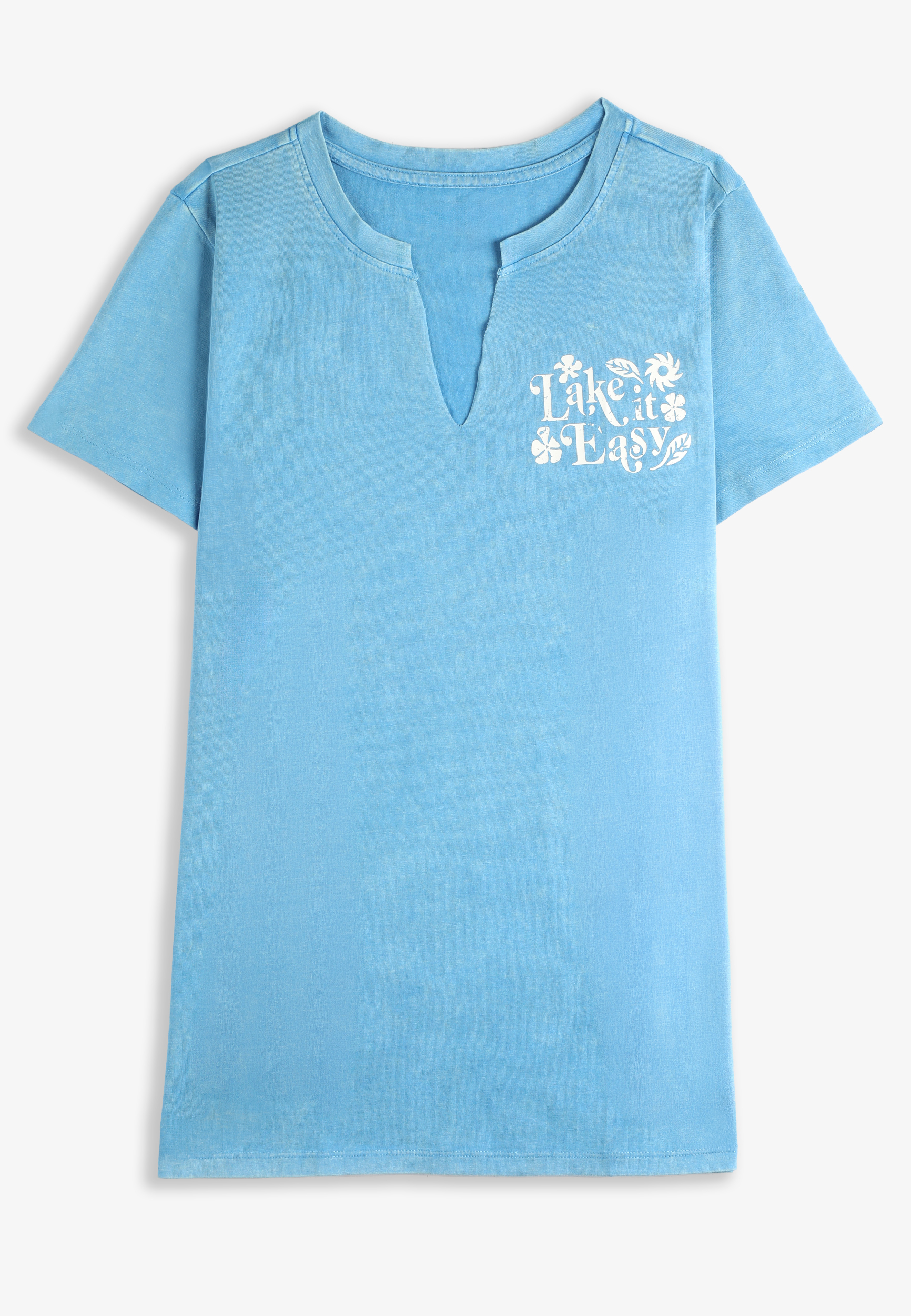 Lake It Easy Classic Fit Graphic Tee, CAMPUNULA, large