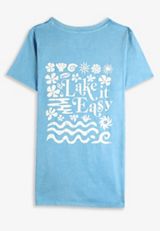 Lake It Easy Classic Fit Graphic Tee, CAMPUNULA, small
