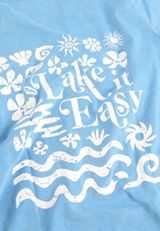Lake It Easy Classic Fit Graphic Tee, CAMPUNULA, small