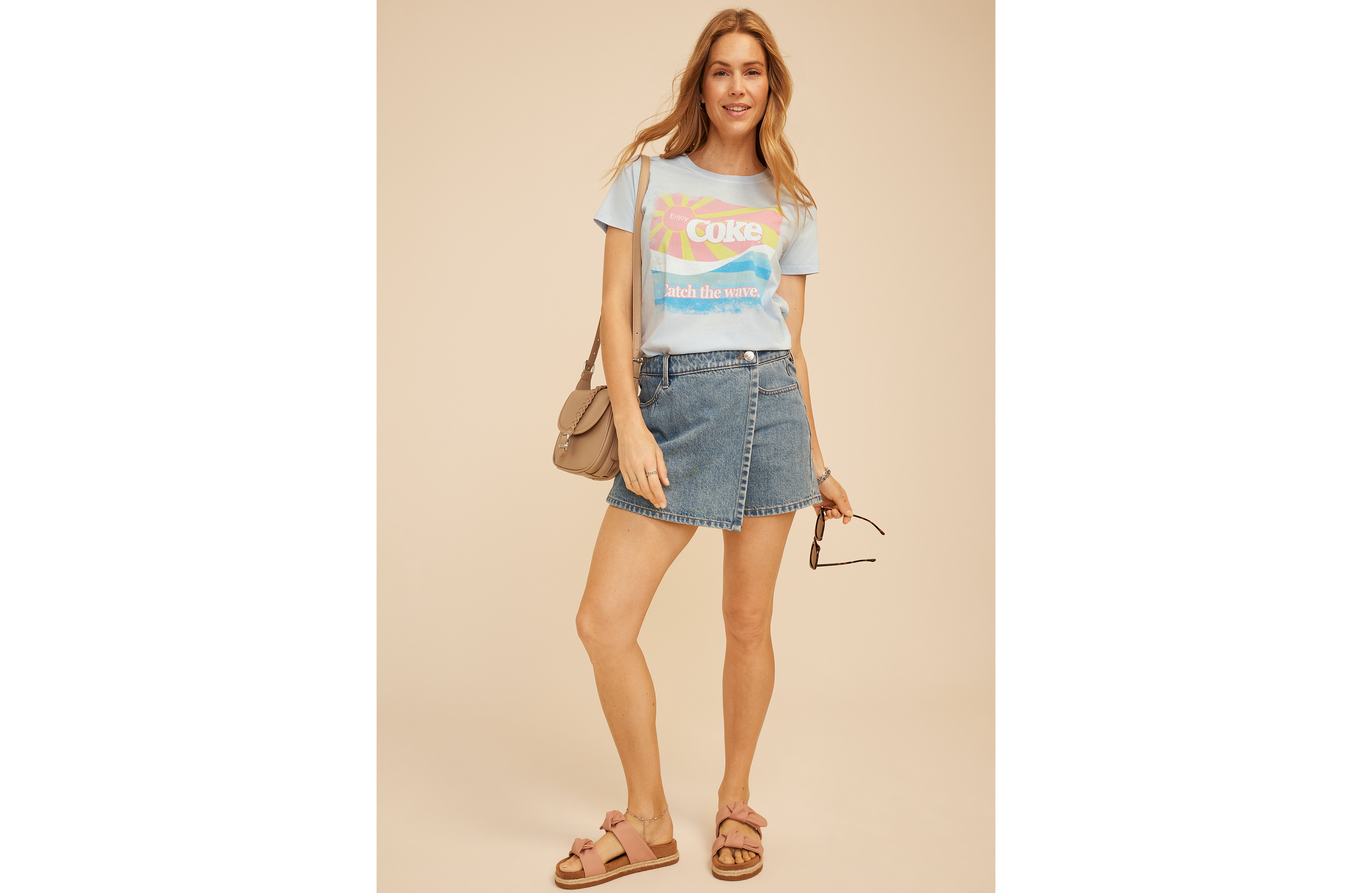 Enjoy Coke Catch The Wave Classic Graphic Tee