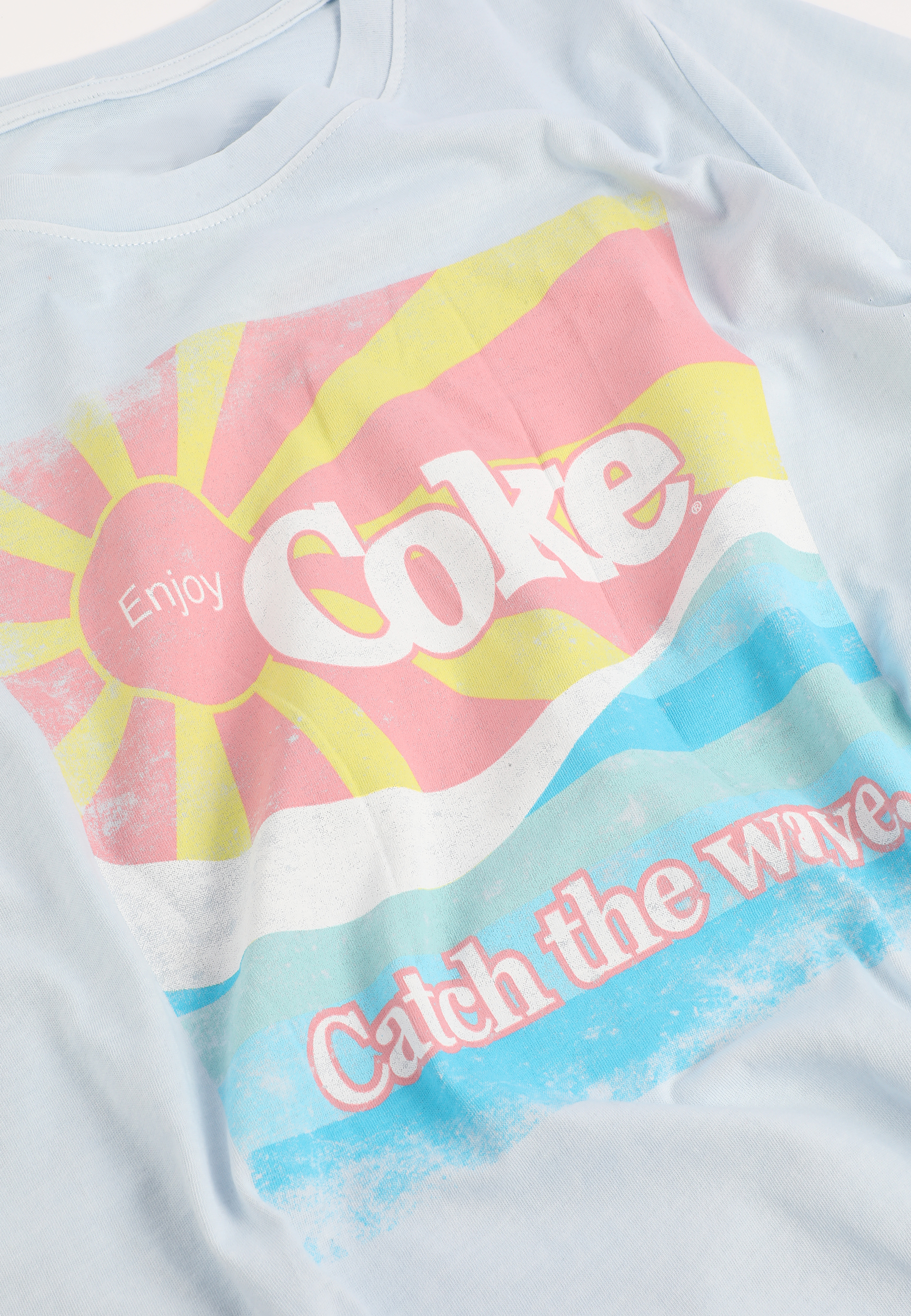 Enjoy Coke Catch The Wave Classic Graphic Tee, C161, large