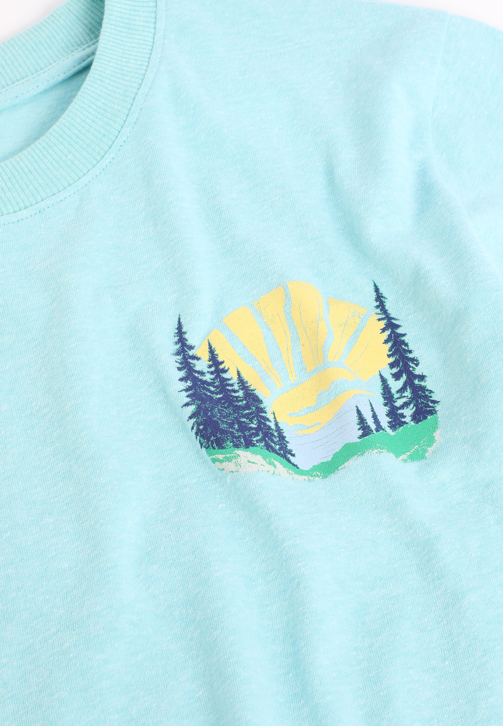 Plus Size Better To Wake At The Lake Oversized Fit Graphic Tee, AQUIFER, large