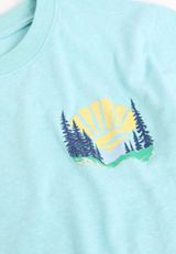 Plus Size Better To Wake At The Lake Oversized Fit Graphic Tee, AQUIFER, small