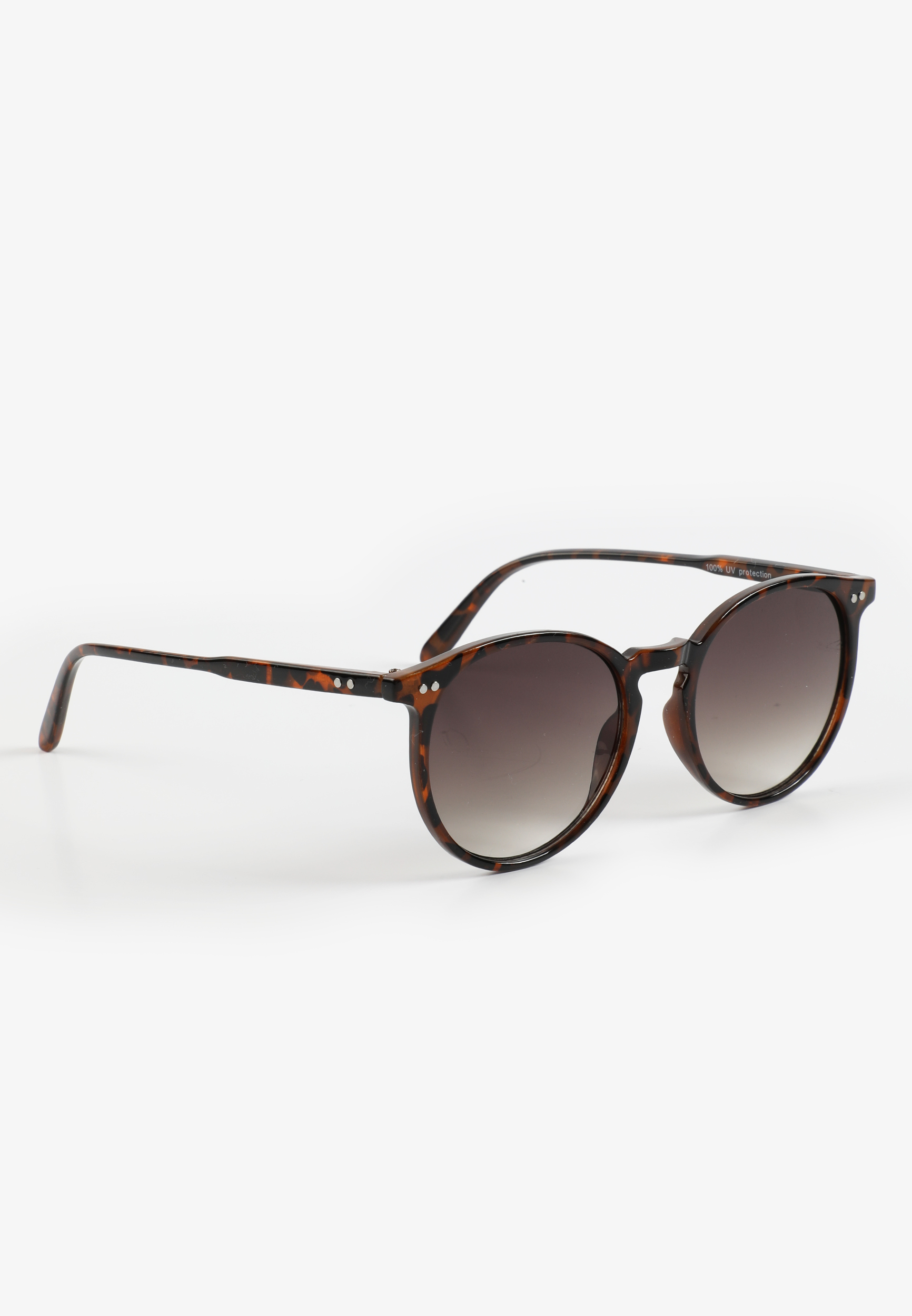 Tortoise Small Round Sunglasses