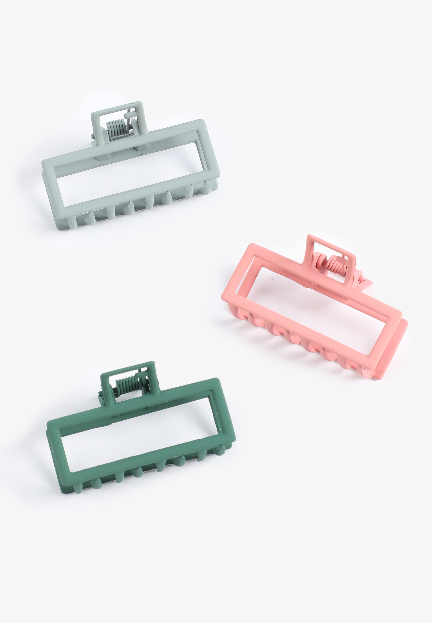  Multicolor Metal Small Hair Claw Clip Set