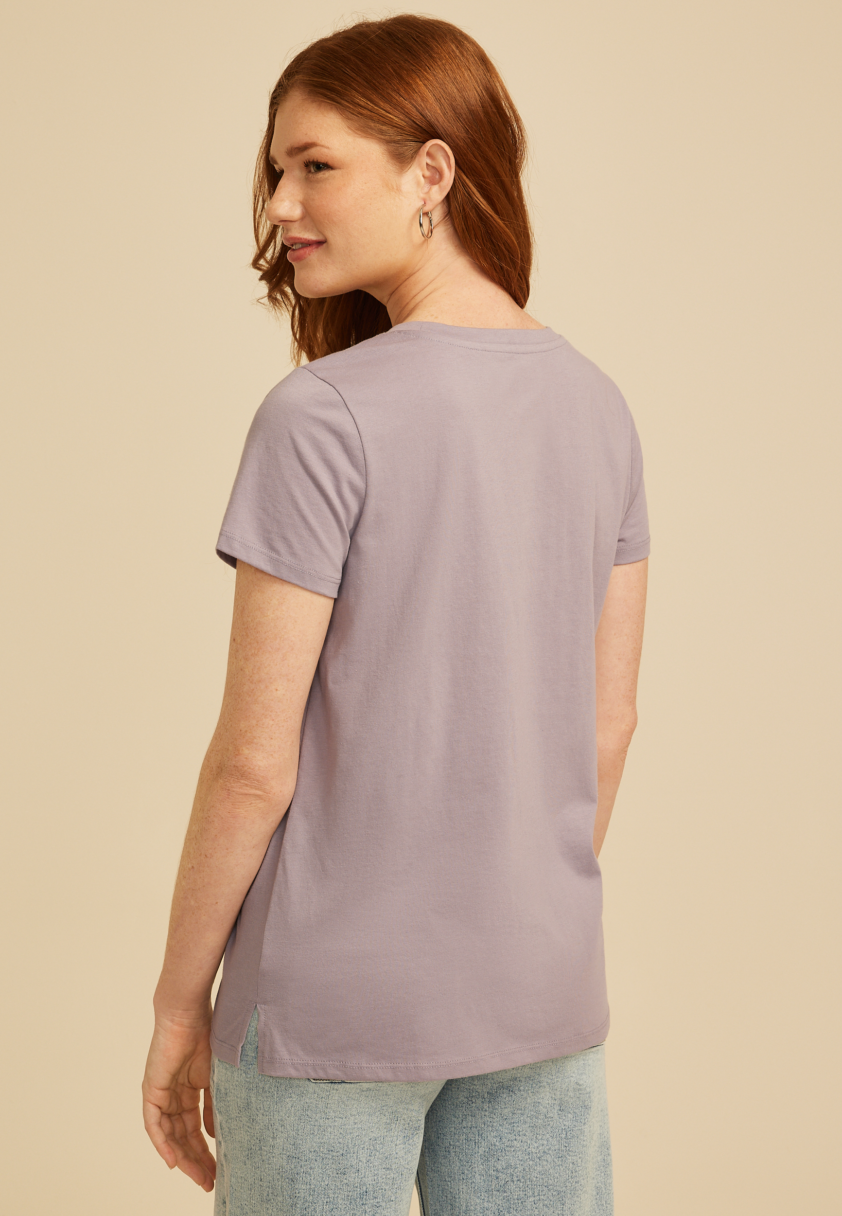 Cat Mom Club Classic Fit Graphic Tee, MINIMAL GRAY, large
