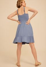 24/7 Bare Henley Mini Dress, C9676, small