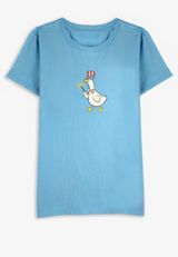 Americana Goose Sparkler Classic Fit Graphic Tee, C4820, small