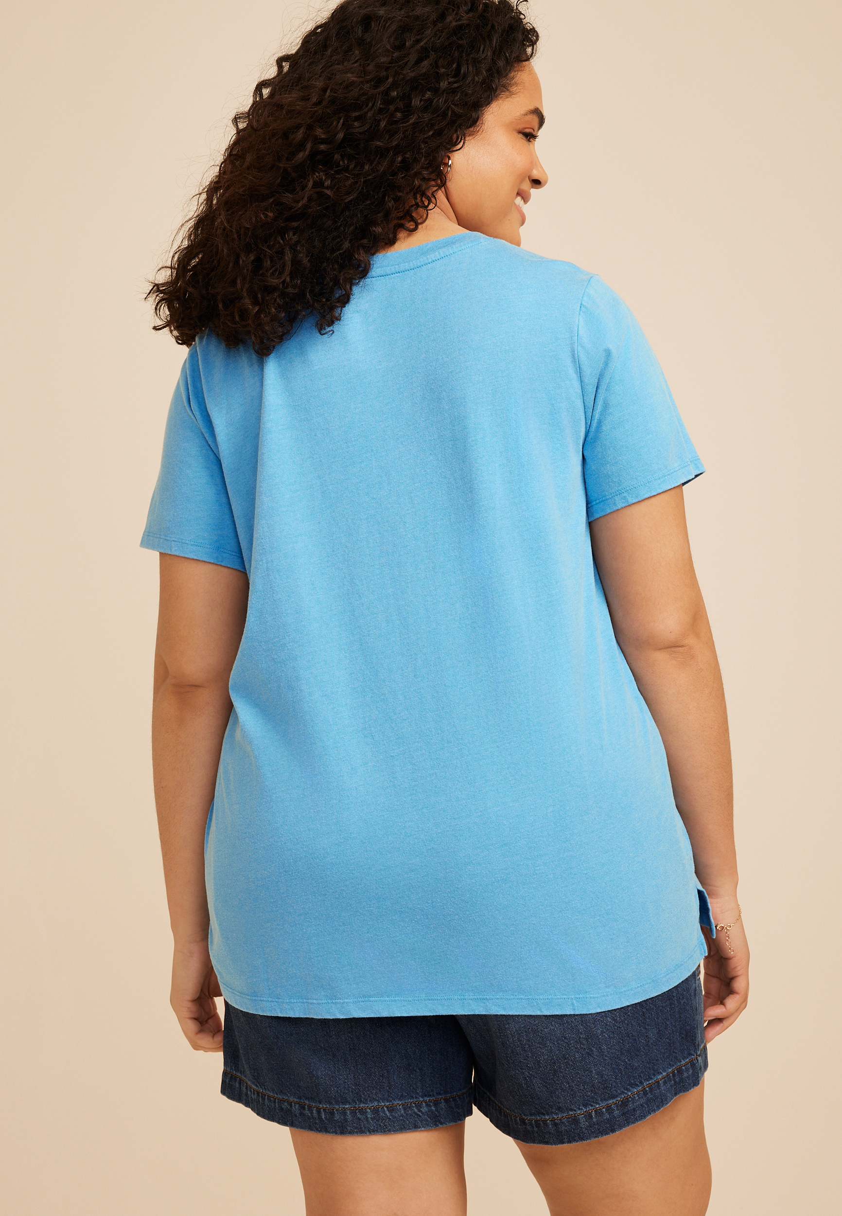 Plus Size Americana Goose Sparkler Classic Fit Graphic Tee, C4820, large