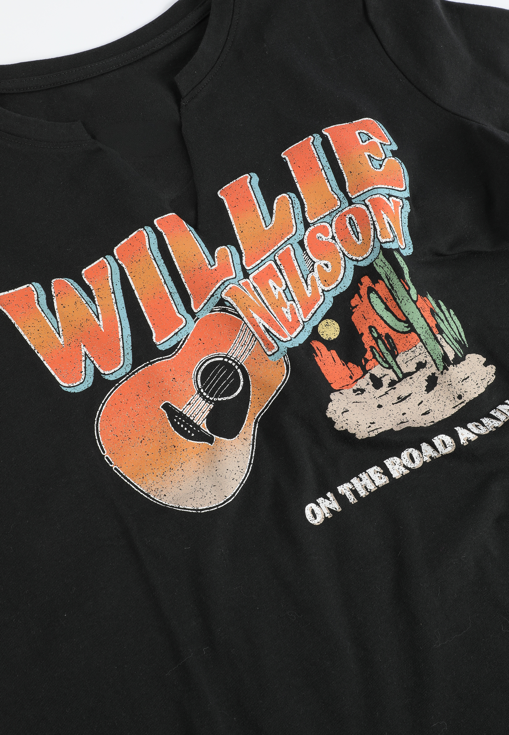 Willie Nelson Classic Fit Graphic Tee, C106, large