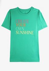 Create Your Own Sunshine Oversized Fit Graphic Tee, C1461, small