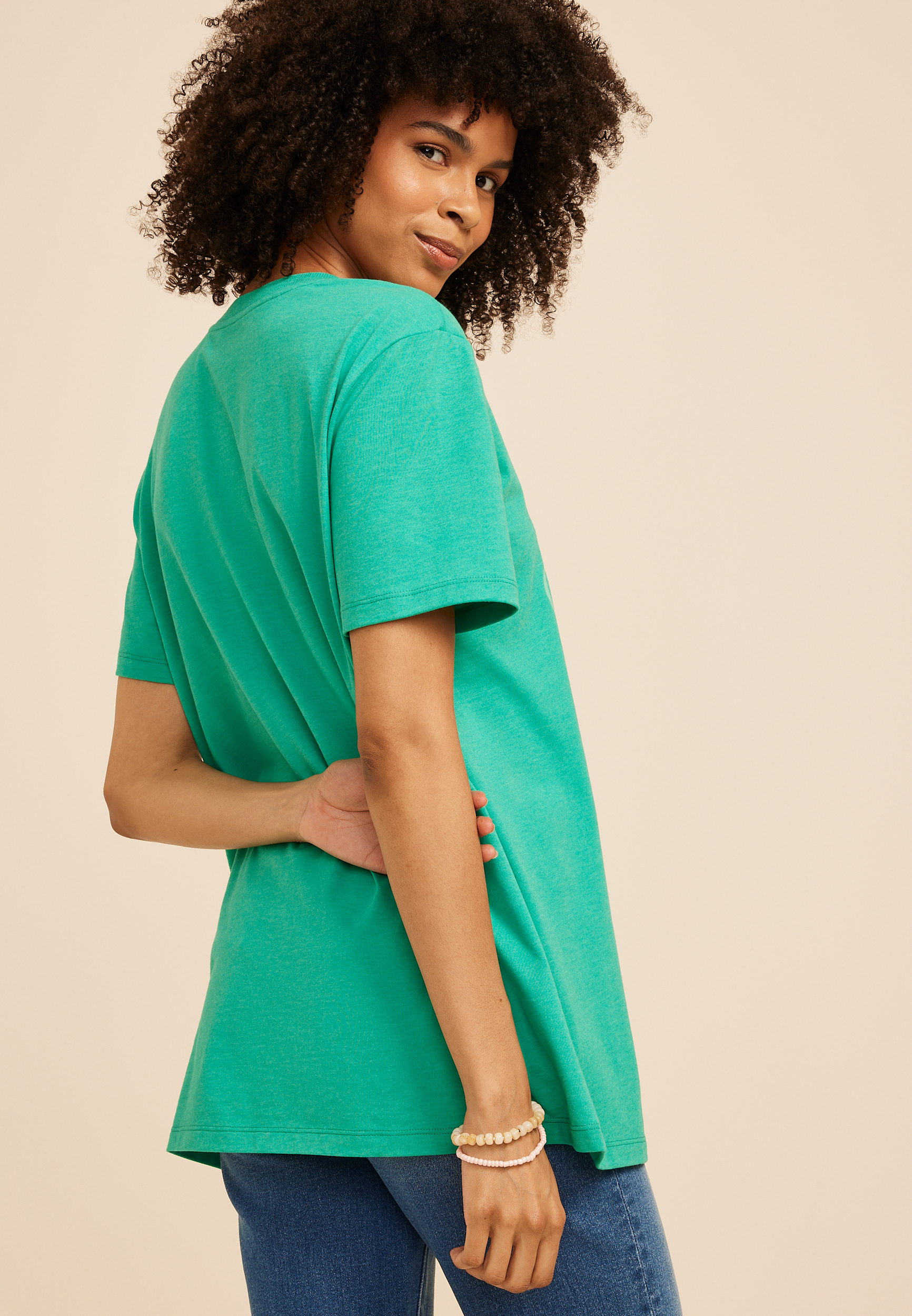 Create Your Own Sunshine Oversized Fit Graphic Tee, C1461, large