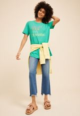 Create Your Own Sunshine Oversized Fit Graphic Tee, C1461, small