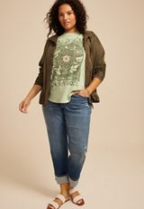 Plus Size All Is Well In My Soul Classic Fit Graphic Tee, C6446, small
