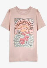 Bright Days Ahead Oversized Fit Graphic Tee, C3267, small