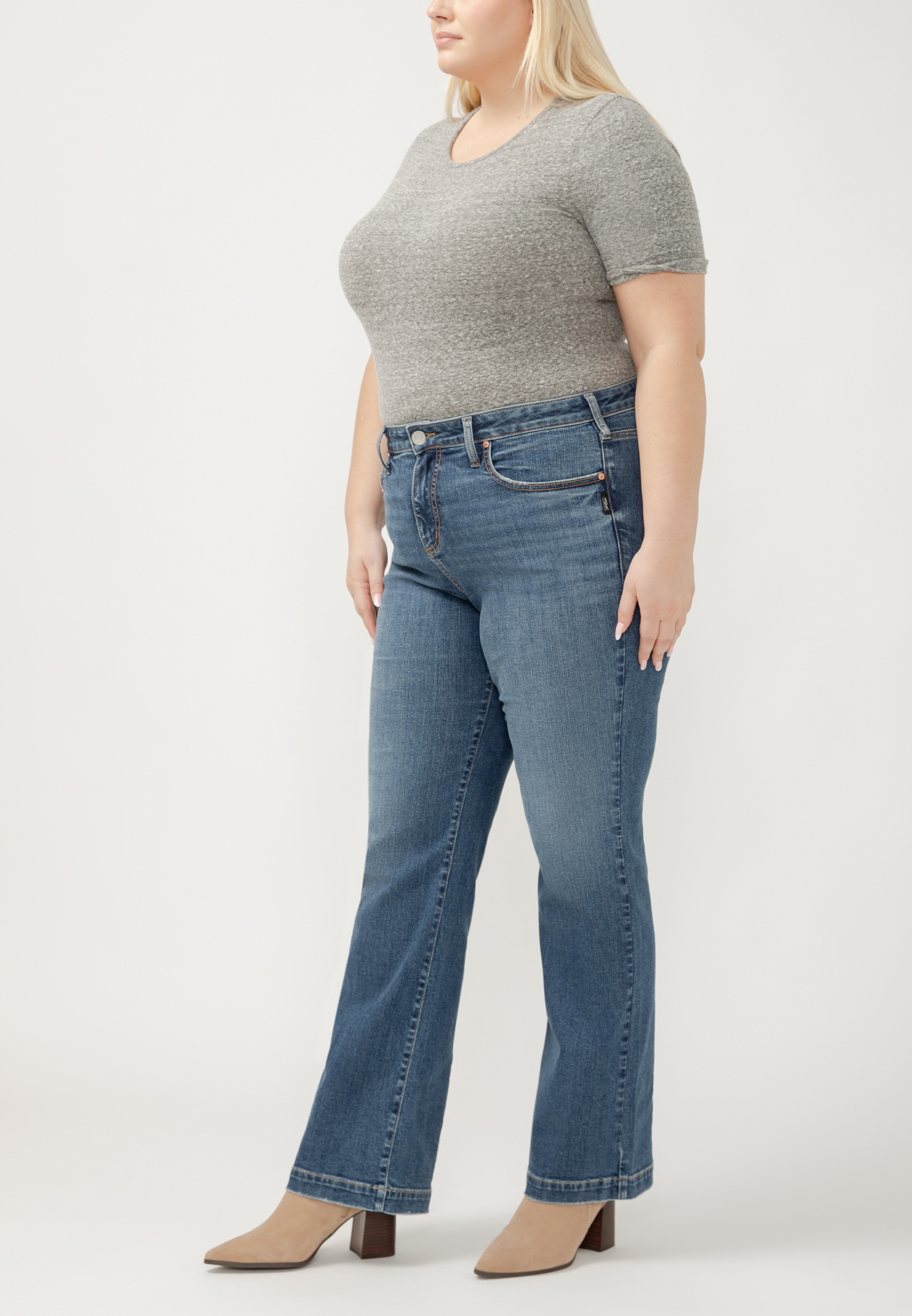 Plus Size Silver Jeans Co.&reg; Avery Curvy High Rise Trouser Jean