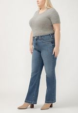 Plus Size Silver Jeans Co. ® Avery Curvy High Rise Trouser Jean, C3337, small
