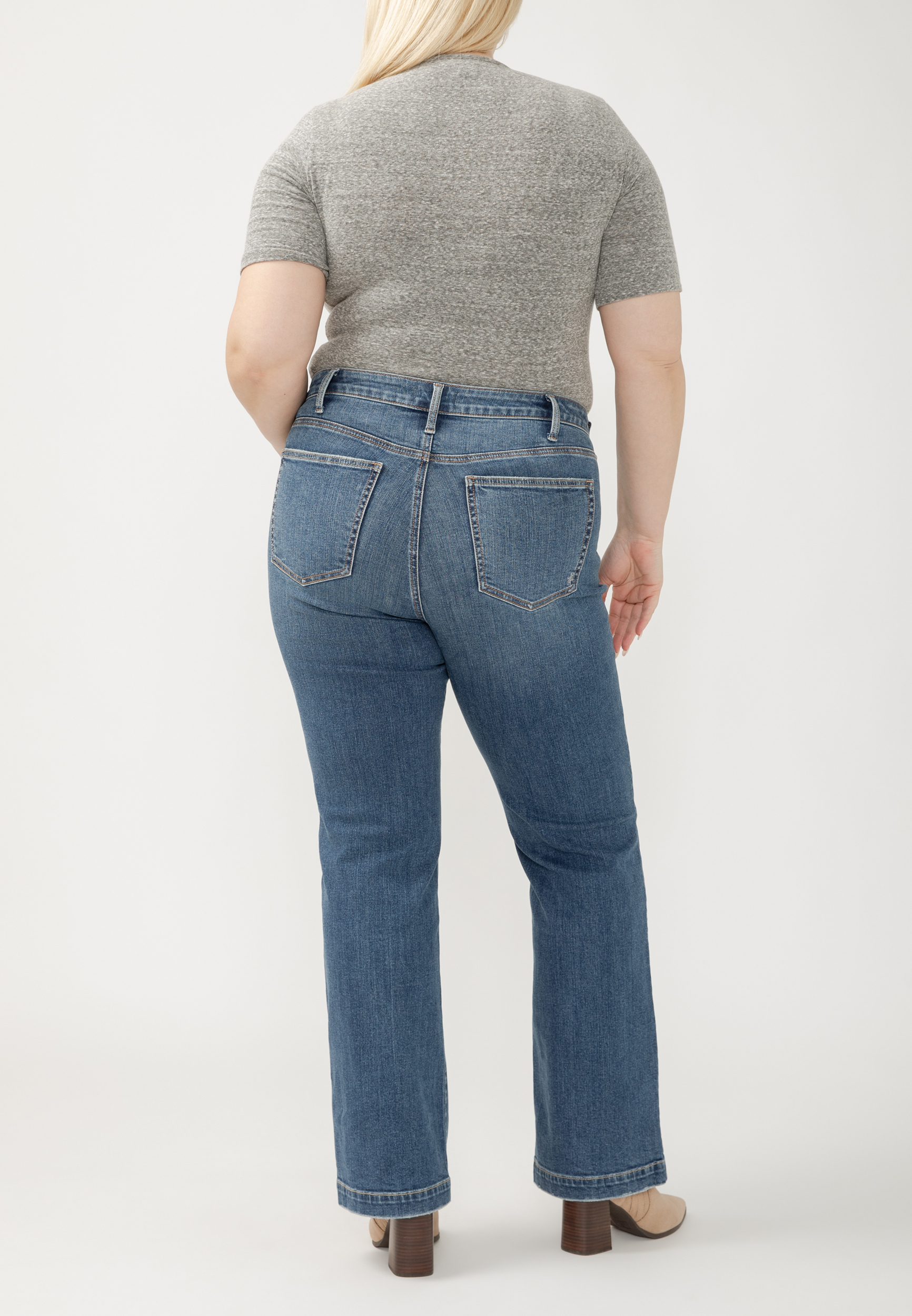 Plus Size Silver Jeans Co. ® Avery Curvy High Rise Trouser Jean, C3337, large