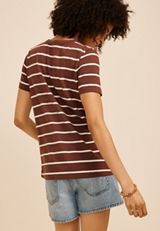 24/7 Dawson Stripe Crew Neck Tee, C6115, small