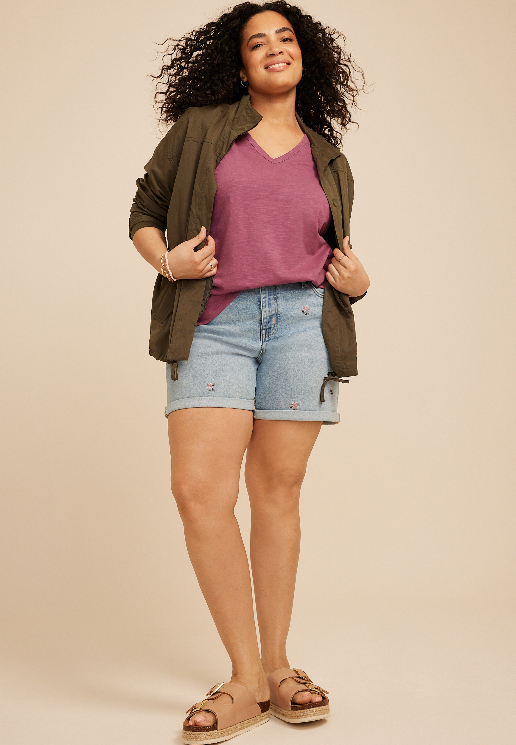 Plus Size 24/7 Dawson V Neck Tee | maurices