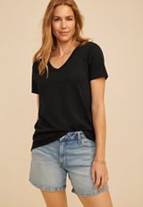 24/7 Dawson V Neck Tee, C106, small