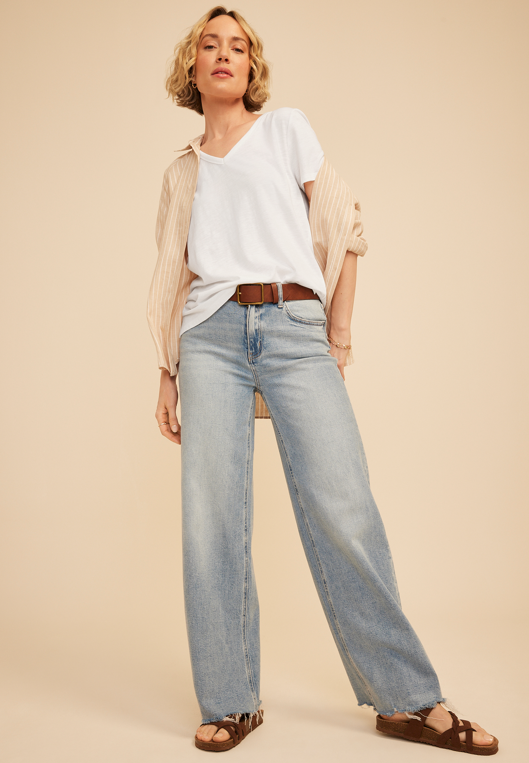 24/7 Dawson V Neck Tee