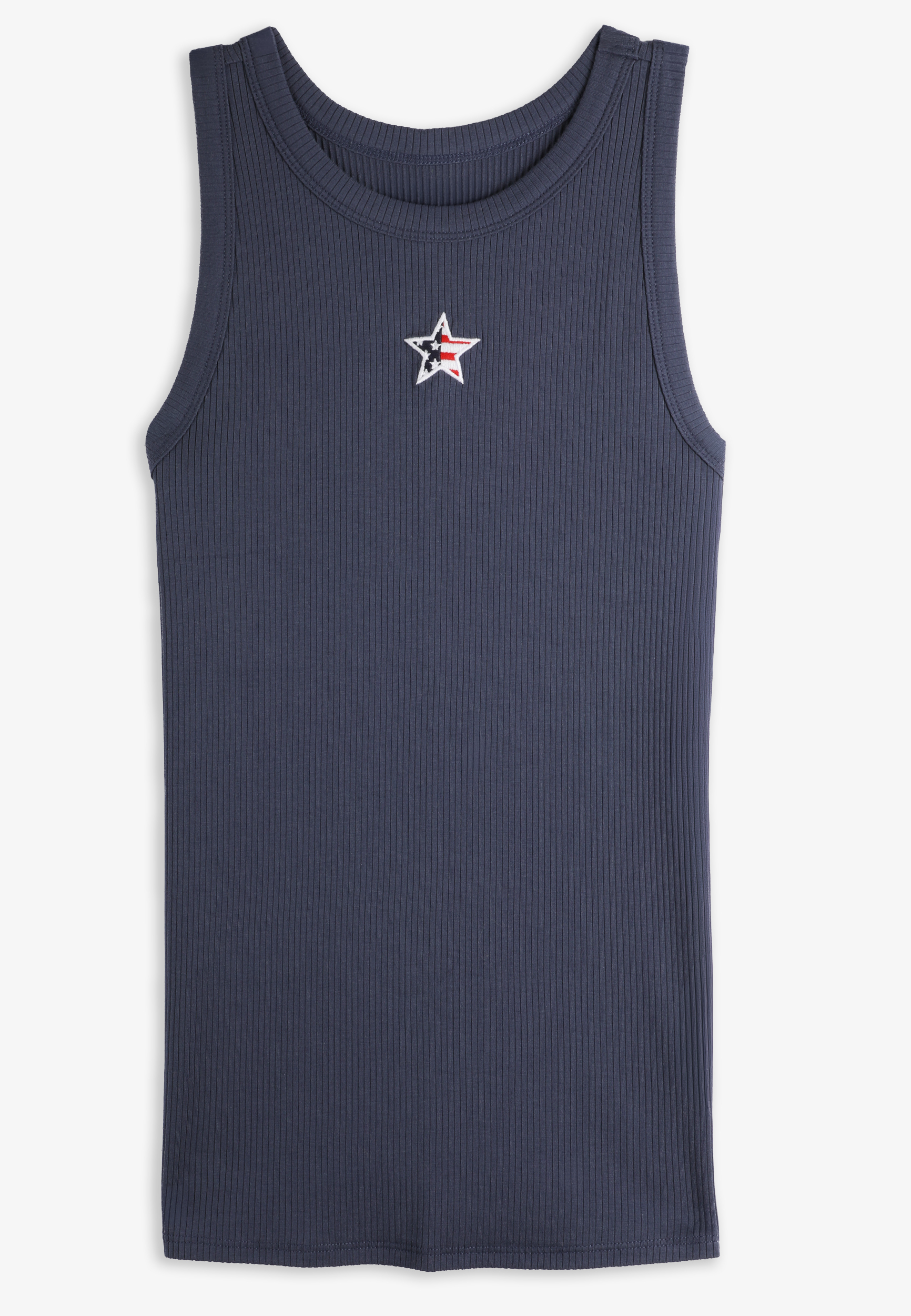 24/7 Highline Embroidered Star Americana Tank Top, C1206, large