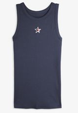 24/7 Highline Embroidered Star Americana Tank Top, C1206, small