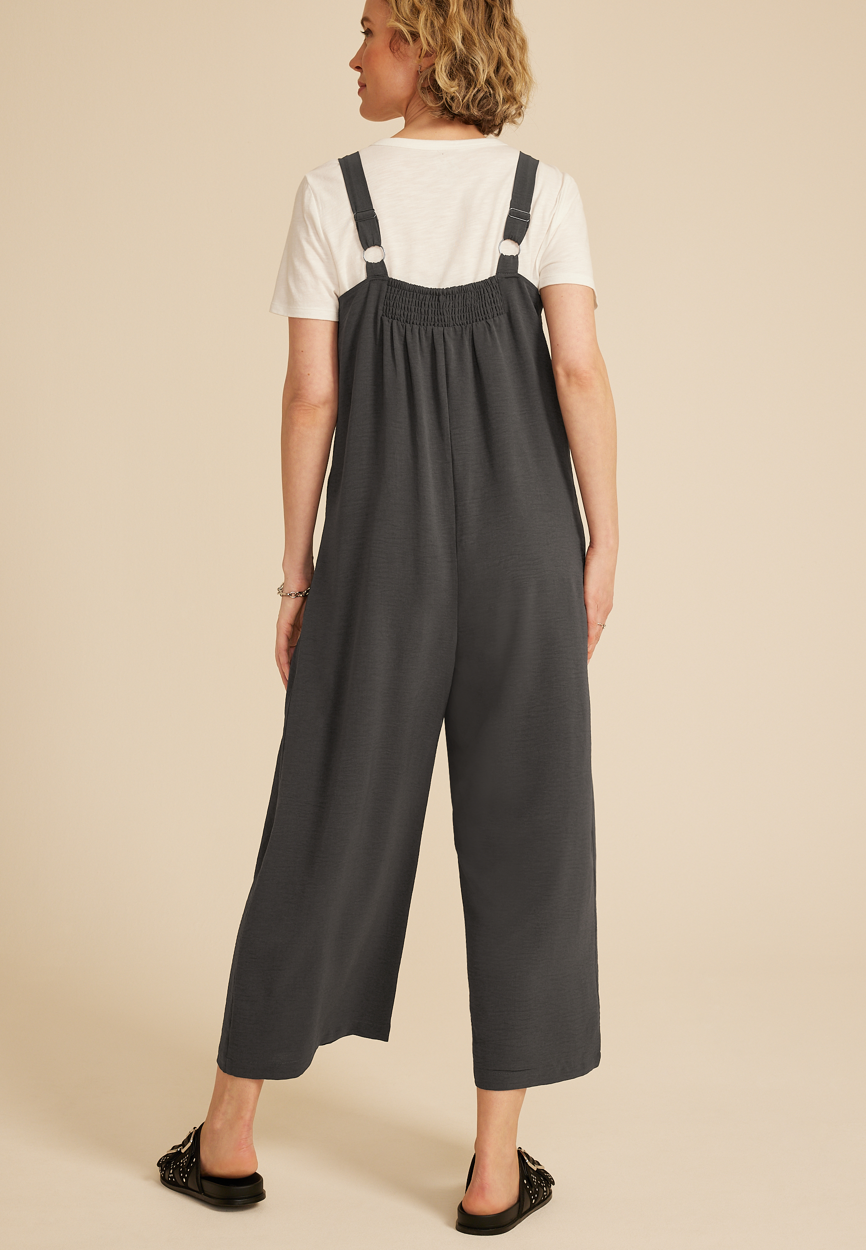 Cool Crepe Wide Leg Jumpsuit, C9764, large