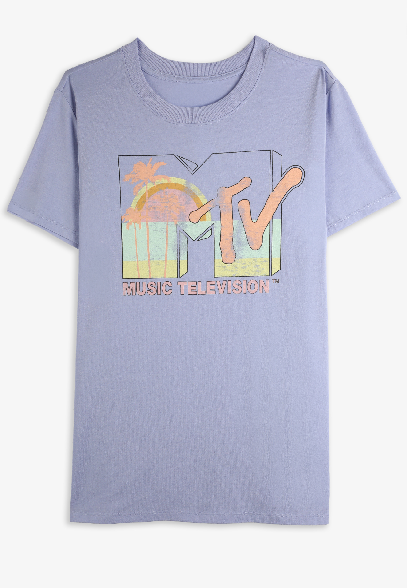MTV Oversized Fit Graphic Tee, C9804, large
