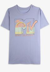 MTV Oversized Fit Graphic Tee, C9804, small