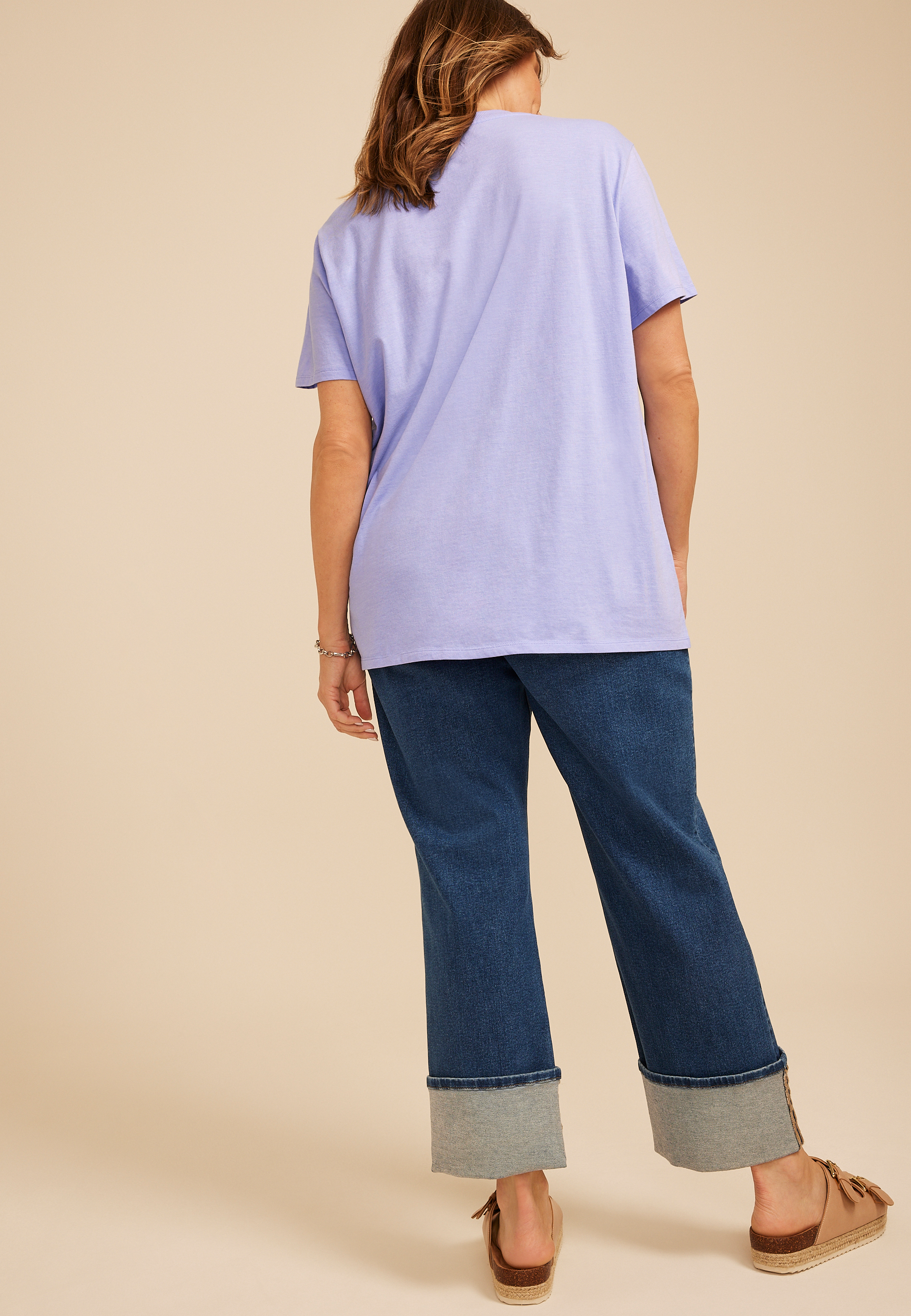 Plus Size MTV Oversized Fit Graphic Tee, C9804, large