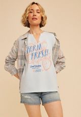 Farm Fresh Strawberry Classic Fit Graphic Tee, C9476, small
