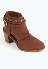 SuperCush Cut Out Block Heel Bootie, C3917, small