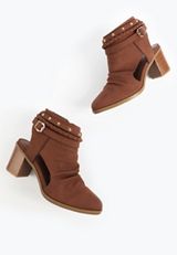 SuperCush Cut Out Block Heel Bootie, C3917, small