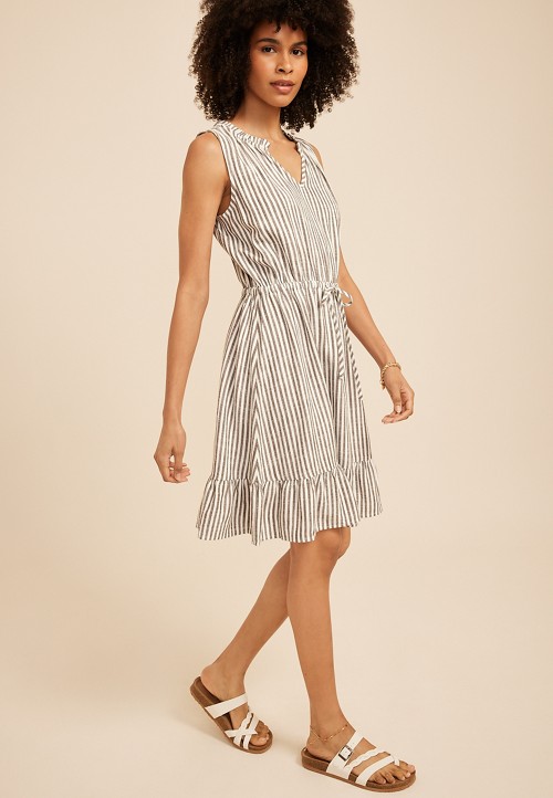 Bare Notch Neck Mini Dress | maurices