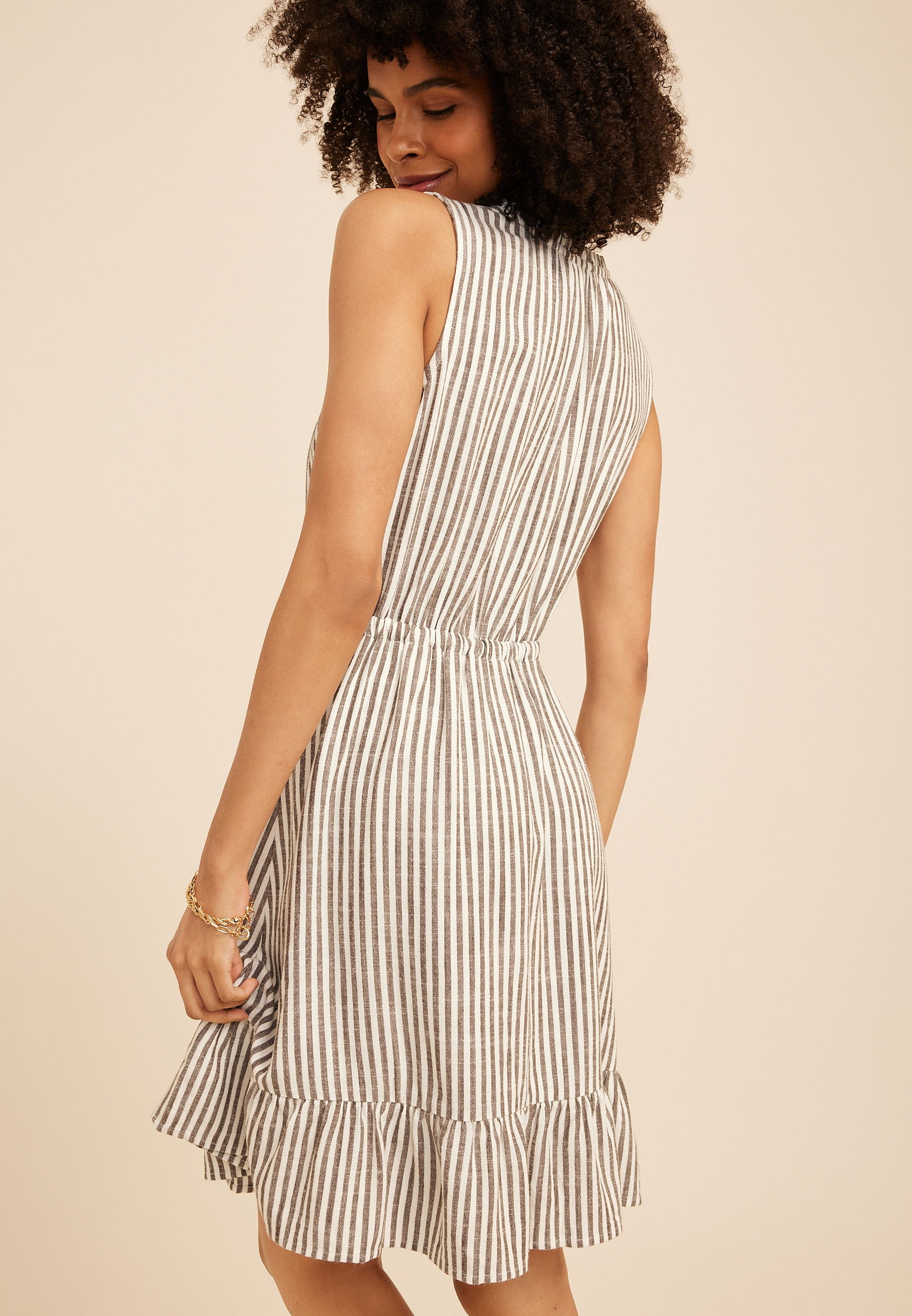 Bare Notch Neck Mini Dress | maurices