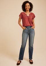 KanCan&trade; High Rise Tinted Straight Jean, C258, small