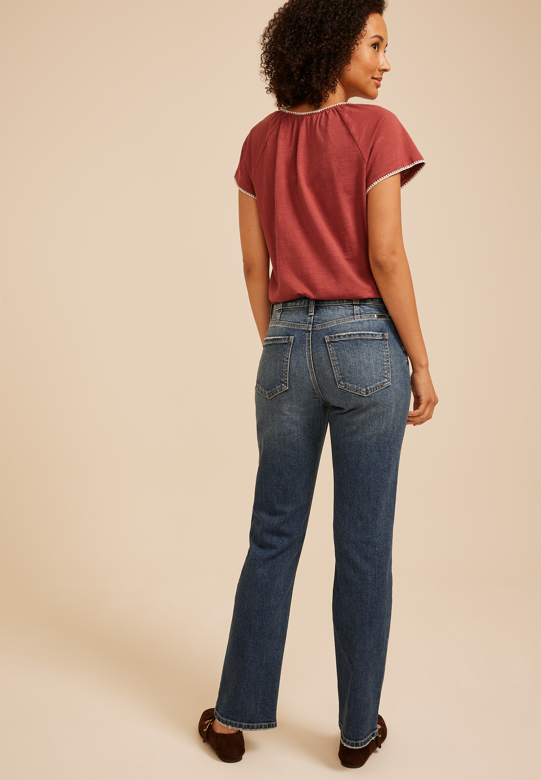 KanCan&trade; High Rise Tinted Straight Jean, C258, large