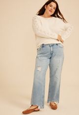 Plus Size KanCan&trade; High Rise Ripped Hem Relaxed Straight Jeans, C2806, small