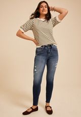 KanCan&trade; Curvy High Rise Double Button Skinny Jean, C258, small