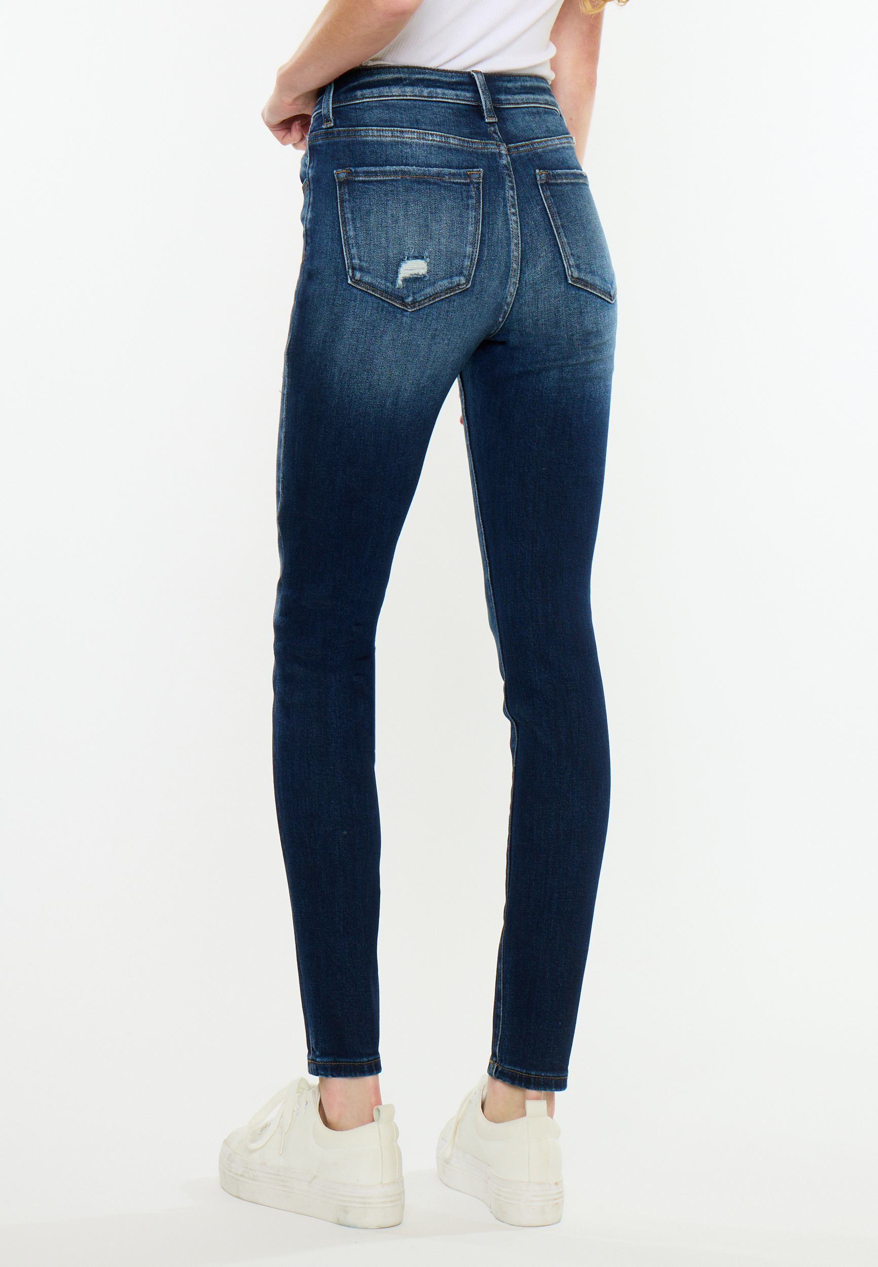 KanCan&trade; Curvy High Rise Double Button Skinny Jean, C258, large