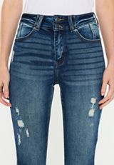 KanCan&trade; Curvy High Rise Double Button Skinny Jean, C258, small