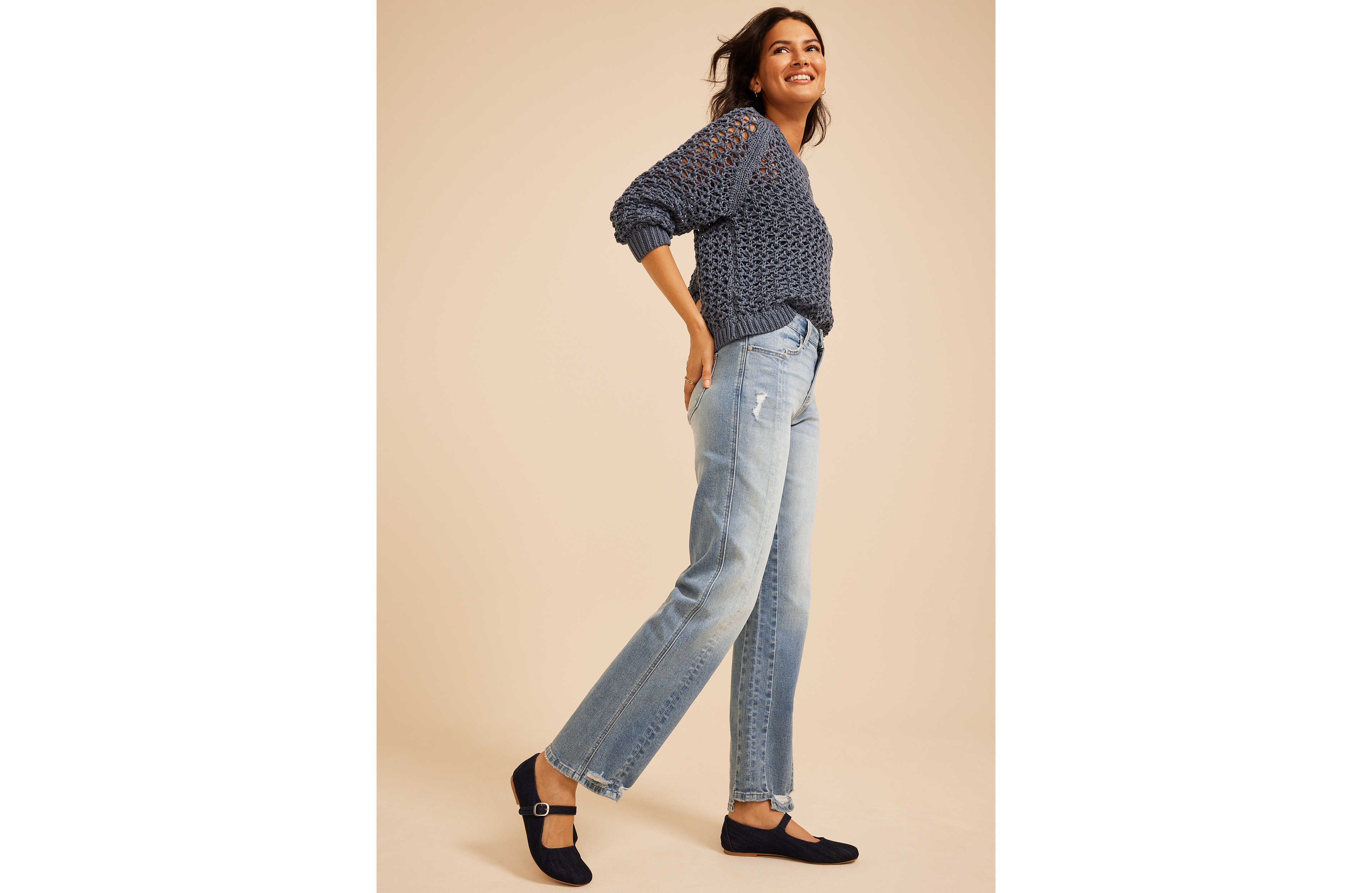 KanCan™ High Rise Seamed Straight Jean
