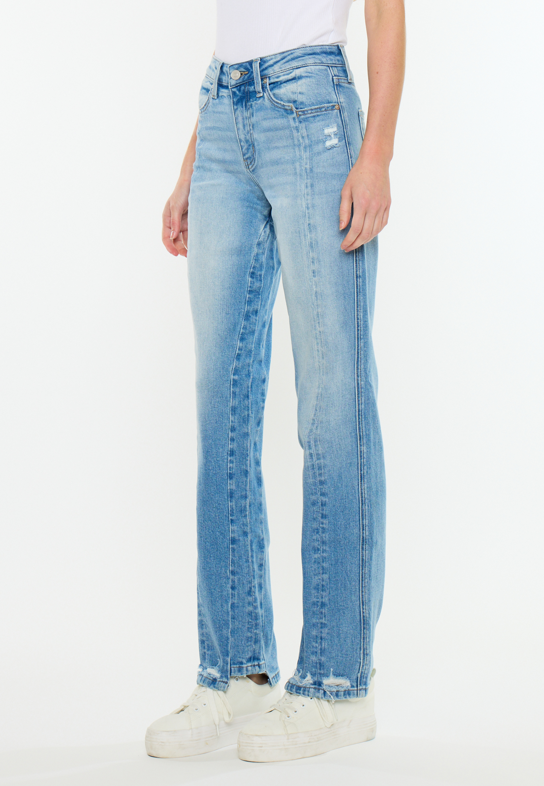 KanCan&trade; High Rise Seamed Straight Jean, C2806, large